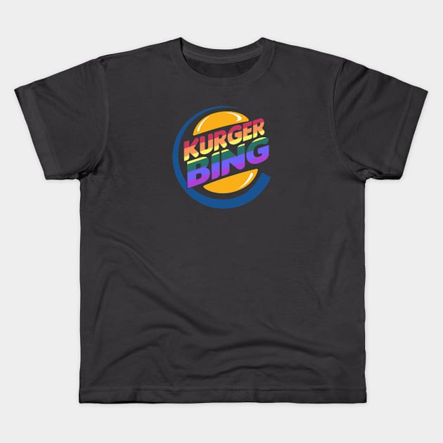 Kurger Bing LGBTQ Logo Kids T-Shirt by Kurger Bing